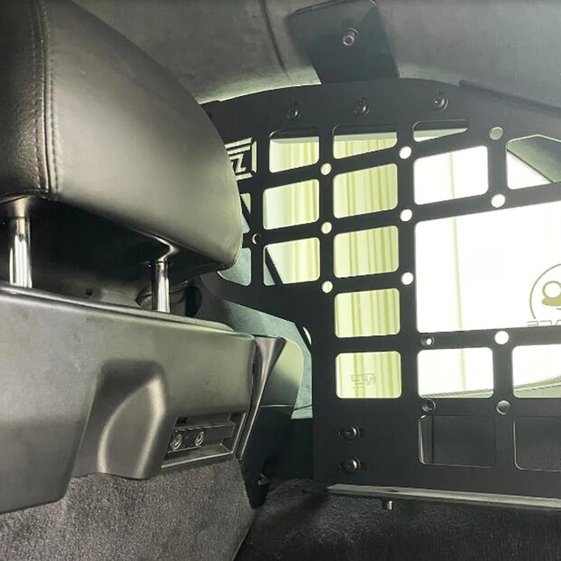 For Porsche Cayenne 957 2003-2010 Rear Boot Trunk Side Window Cargo Rack Storage Organizer Hanging Board Molle Panel view 5