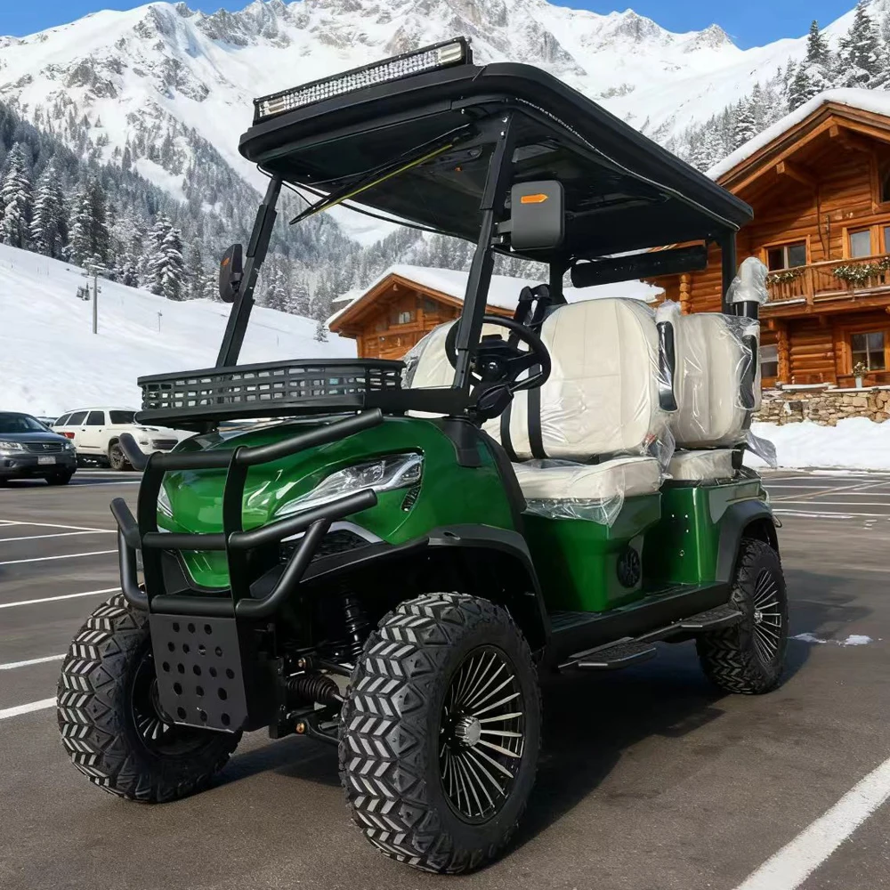 

Лучшая цена, 48 В/72 В, литиевая батарея, скутер для взрослых, солнечные панели с питанием от 2/8 мест, внедорожный пляжный багги, электрическая тележка для гольфа