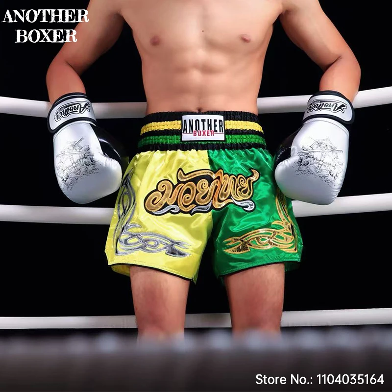 التايلاندية الملاكمة السراويل الكبار الاطفال الملاكمة التايلاندية السراويل الكلاسيكية تايلاند التطريز القتال كيك بوكسينغ السراويل رياضة BJJ MMA التدريب الملابس
