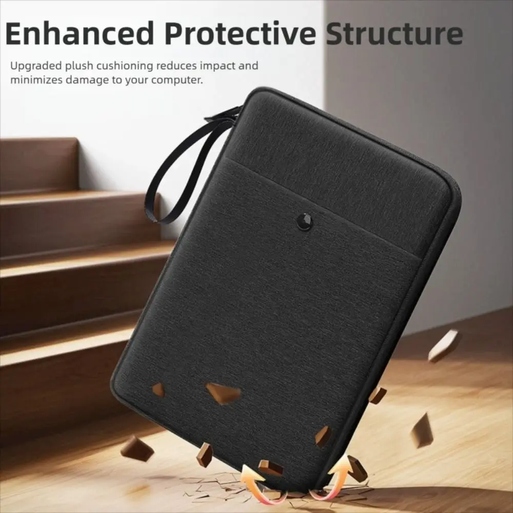 New 11/13inch Tablet Sleeve Bag Large Capacity Multilayer Carrying Case Shockproof with Handle Laptop Bag