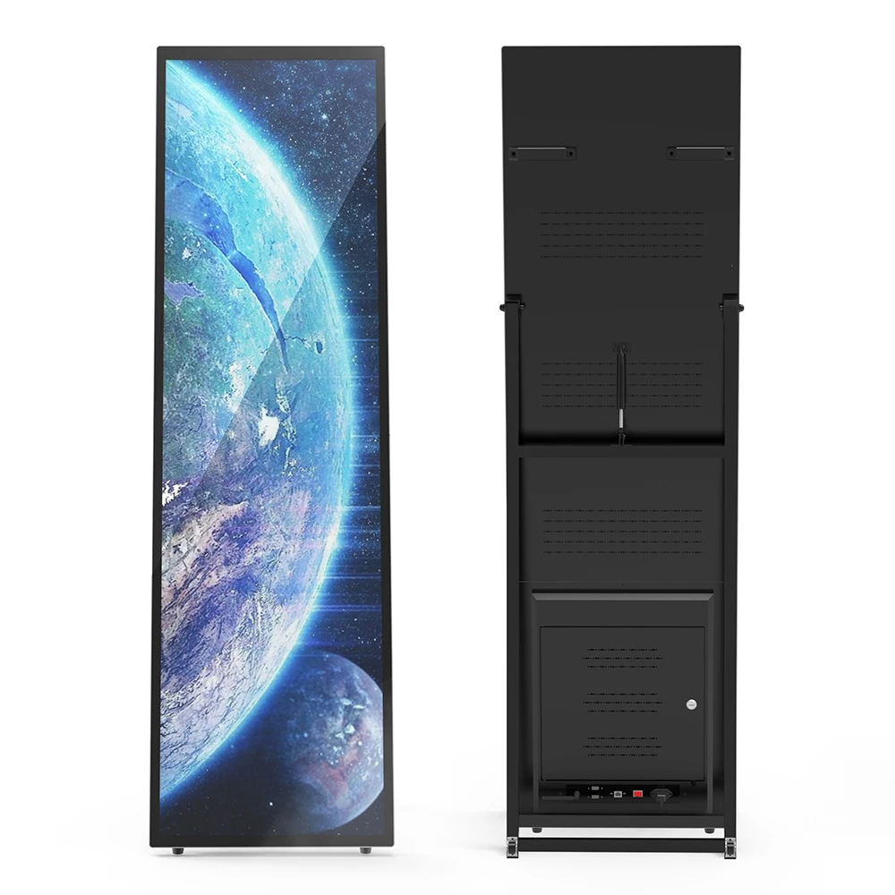 Full Screen Factory Direct Sales Price 75 86 Inch Ultra High Definition 4k Resolution Portable Digital Signage