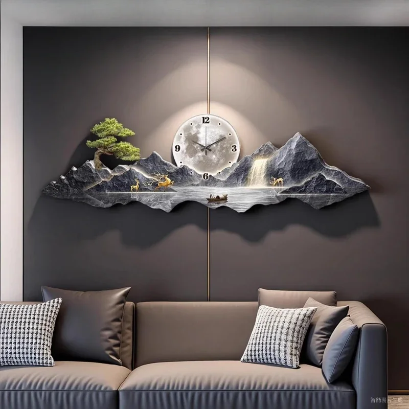 Metal Home Decor Wall Clock Accessories Office Noiseless Modern Wall Clock Mechanic Industrial Reloj De Pared Bedroom Decoration