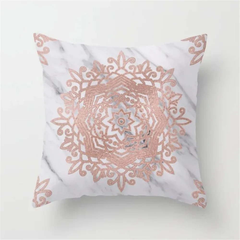 Pink flow ink geometric pillow sleeve  bedroom seat office decoration    cases   covers decorative