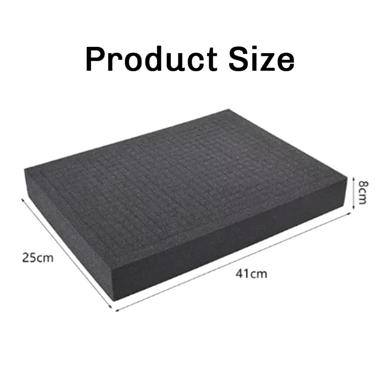 TOP Pick Apart Foam For Toolbox Pre-Cutting Foam Insert High Density Shadow Foams 410X250x80mm
