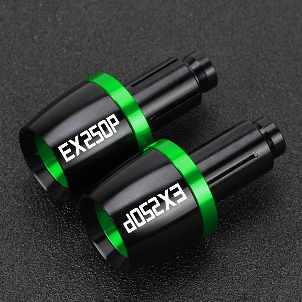 

FOR KAWASAKI EX250P EX250M EX250L 2018-2021 2022 2023 Universal Handlebar Grips Bar Ends Cap Counterweight Plug Slide EX 250P