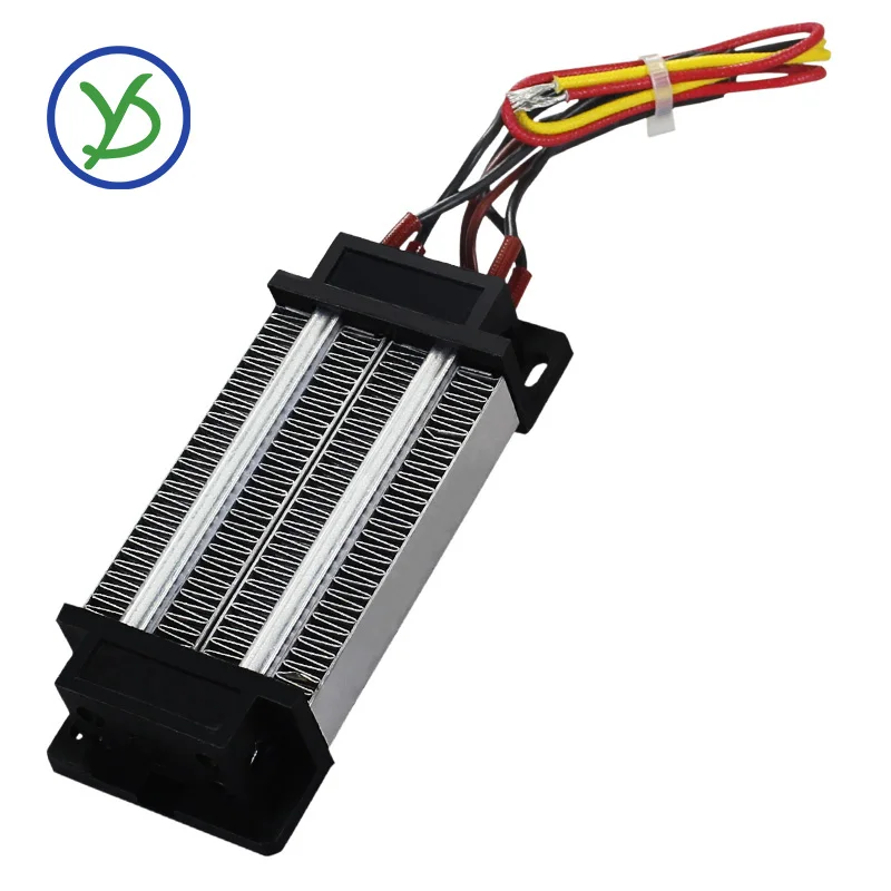 

300W 220V PTC ceramic air heater Electric heater Insulated 120*50mm with 70C thermostat protector