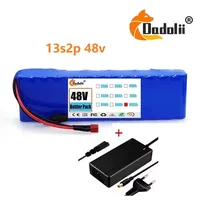 48V 100AH 13S2P Lithium Ion Battery Pack with BMS -250W to 1000W Power Supply Electric Vehicle 54.6V Charger