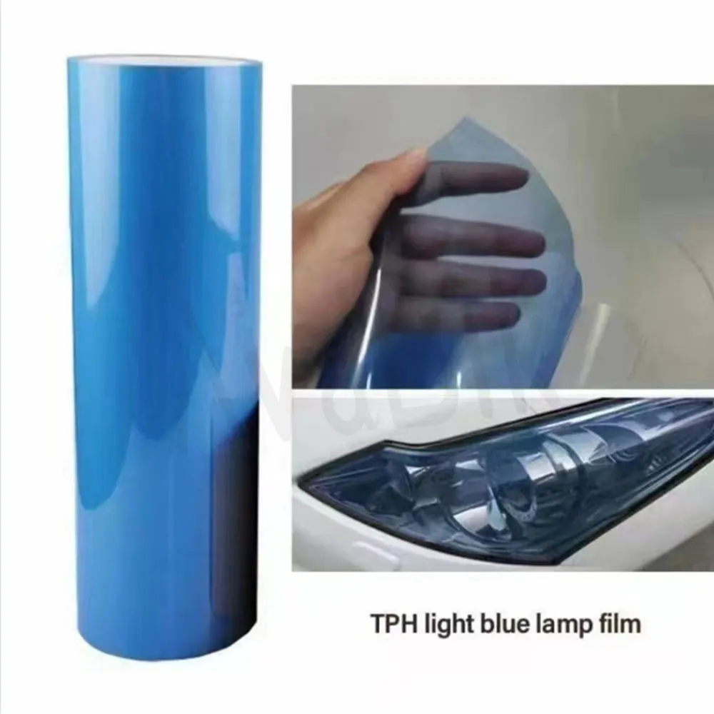 

Yellow Car Headlight Film & Taillight & Fog Light Lamp Smoke Black Car PPF Protective Film For Auto yellow Decorate Accessories