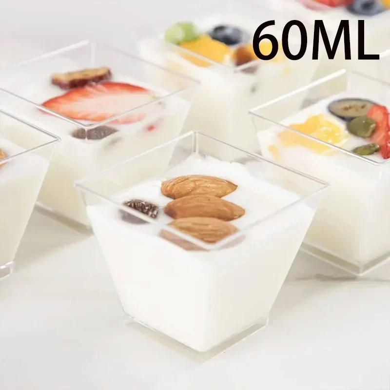 100PCS 60ML Transpa…