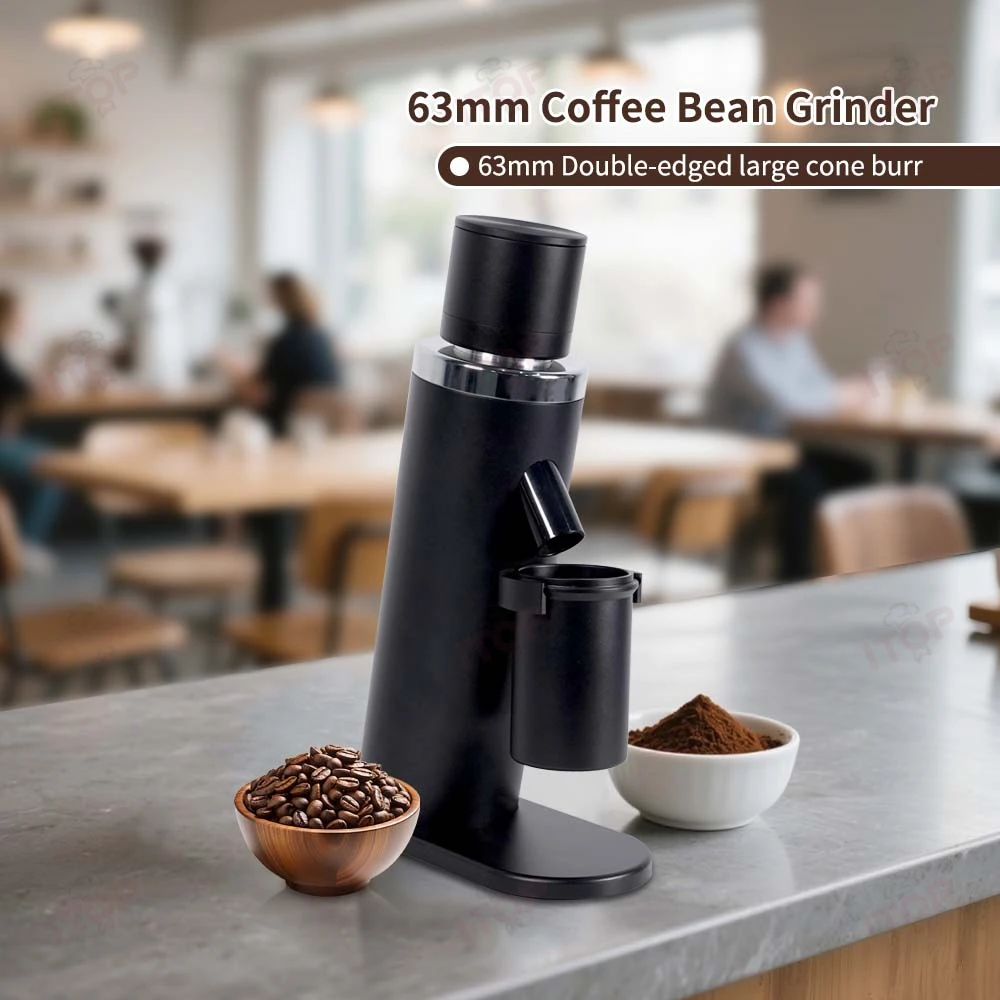 

ITOP CG63D Electric Coffee Grinder 63MM Conical Burr Static Elimination Single Origin Bean/SOE Grinder Stepless Adjustment