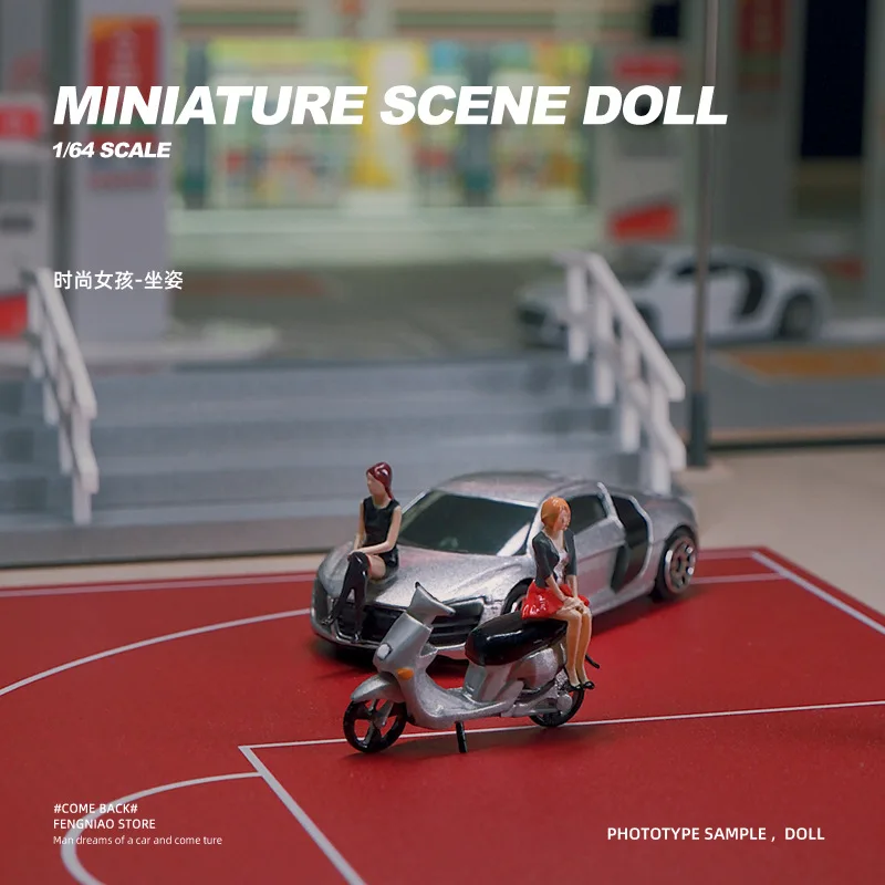 1:64 อะนิเมะรูปมินิตุ๊กตา Miniature การถ่ายภาพ props ฉาก DIY ตารางทรายภูมิทัศน์เครื่องประดับของขวัญ