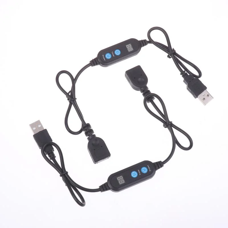 For LED Strips Fan Motors USB Countdown Timer Cord Digital Timer Switch Cable Auto Cutoff Connector Controller Timer Switches