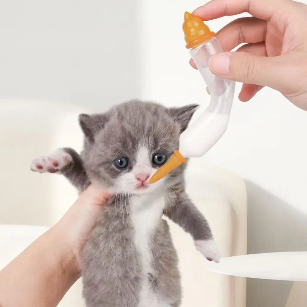 実用的なペット用医薬品フィーダー,バナナ型ガラス,シリコン猫用ドラッグディスペンサー,調整可能な給餌用液体フィーダー,10ml