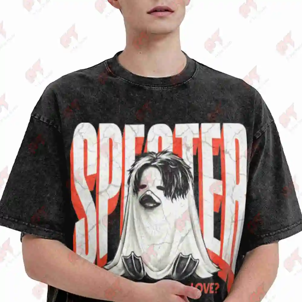 Specter Duck Noah Omens Do You Feel Love Metal Band Tour Vintage Washed Tee Pure Cotton T-Shirt