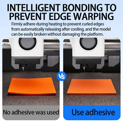 Imagen 2 del producto Adhesivo para cama de impresora 3D, placa de construcción de impresora 3D de agarre fuerte, pegamento para camas de impresión adhesiva, solución duradera de fuerte adherencia