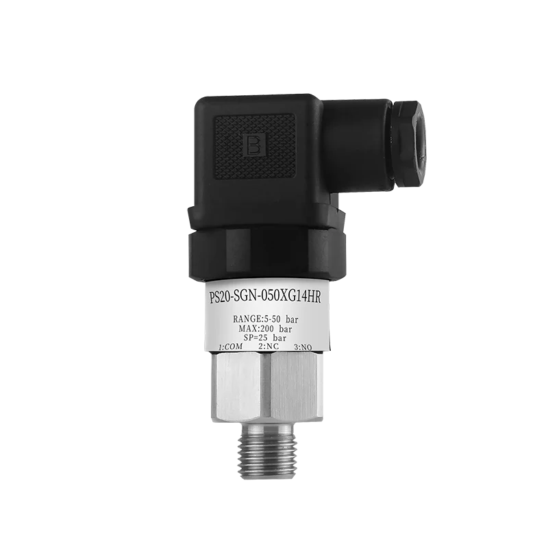 5bar 12bar Standard Mechanical Pressure Switch Stainless Steel Diaphragm Adjustable Oil Water Diaphragm Piston Pressure Control