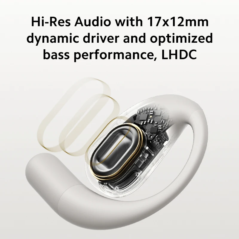 Global Version Xiaomi OpenWear Stereo Dual-mic with AI noise reduction for clear calls High Resolution Audio Extra-long battery