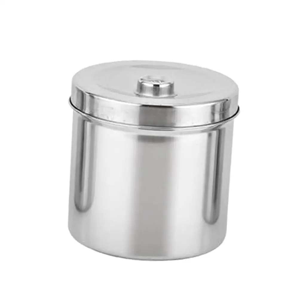 Stainless Steel Cotton Disinfection Supplies Storage Container Safe Sealed Pot for Hospital Gauze Organization