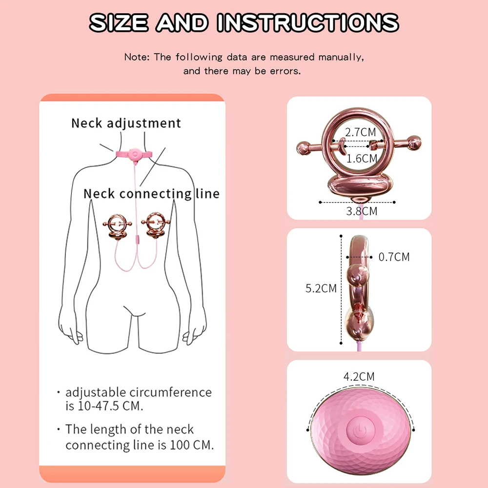 15 سرعة قابل للتعديل الحلمة كليب السلع المثيرة الحلمة تحفيز الثدي عبودية ضبط النفس الوثن Bdsm لعبة الجنس للمرأة