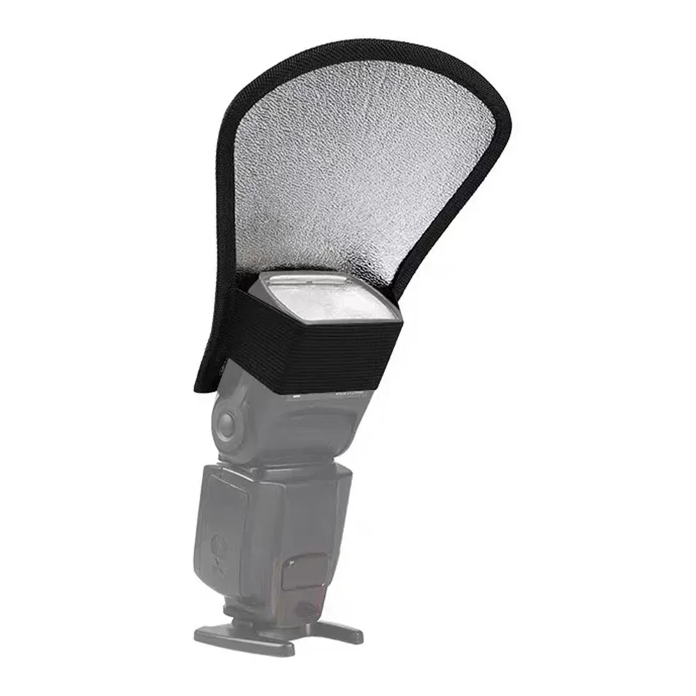 Universal Flash Diffuser Photo Studio Flash Bounce Reflector For Canon Cameras Photography Speedlight Reflective Cover