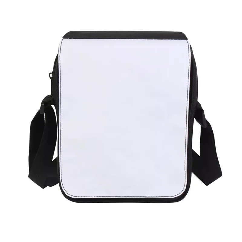 Sublimation Blank Shoulder Bag Polyester Crossbody Messenger Bags Children Boys Girls for Custom Logo DIY Printing