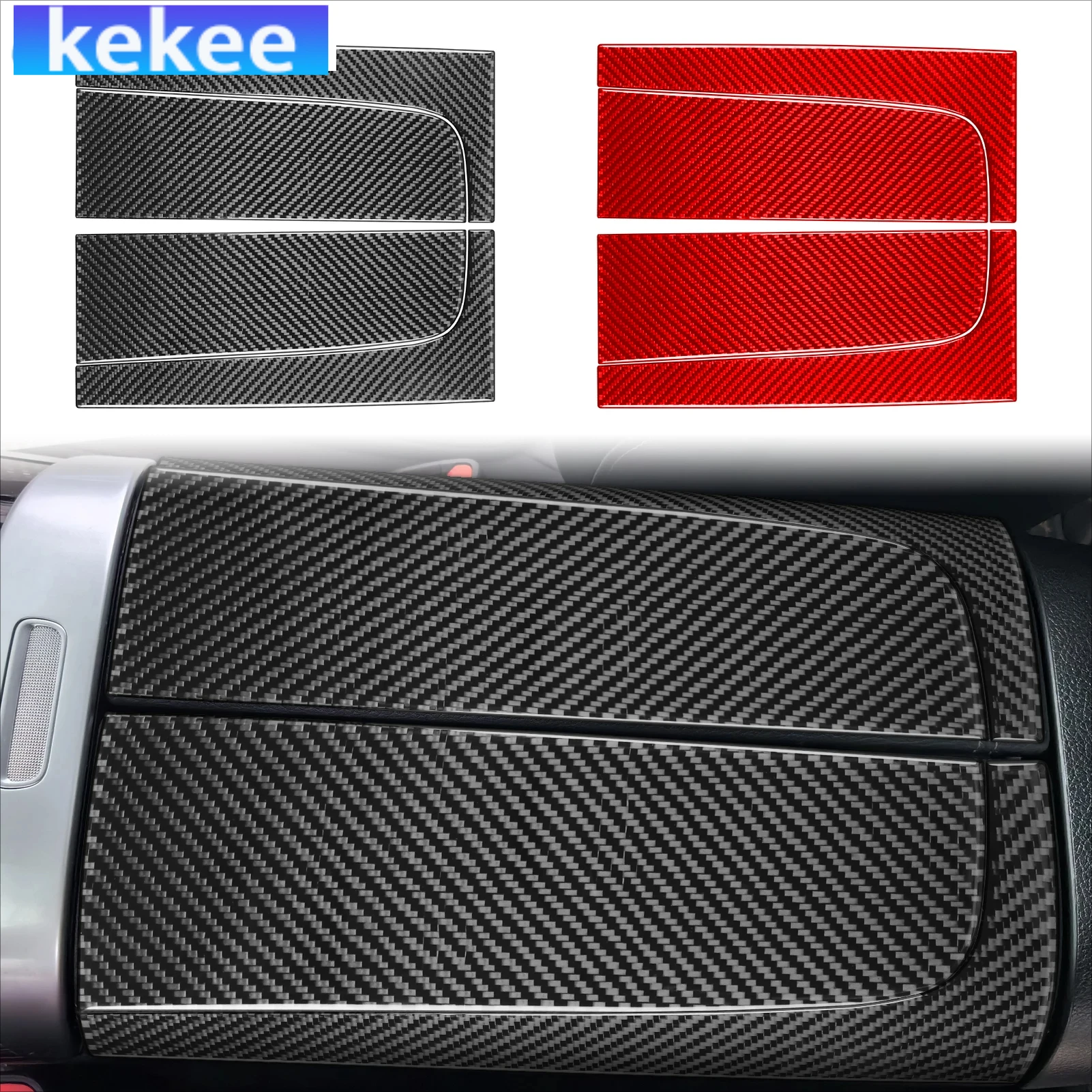 

For Mercedes Benz C-Class W206 2022-2024 for GLC 2023-2024 Carbon Fiber Center Console Armrest Car Accessories Interior Stickers