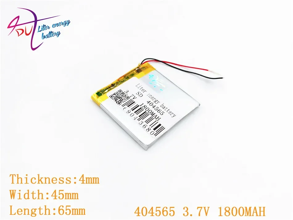 Liter energy battery 404565 3.7V 1800MAH e-readers 044565 electronic learning machine 3.7 V lithium polymer batteries