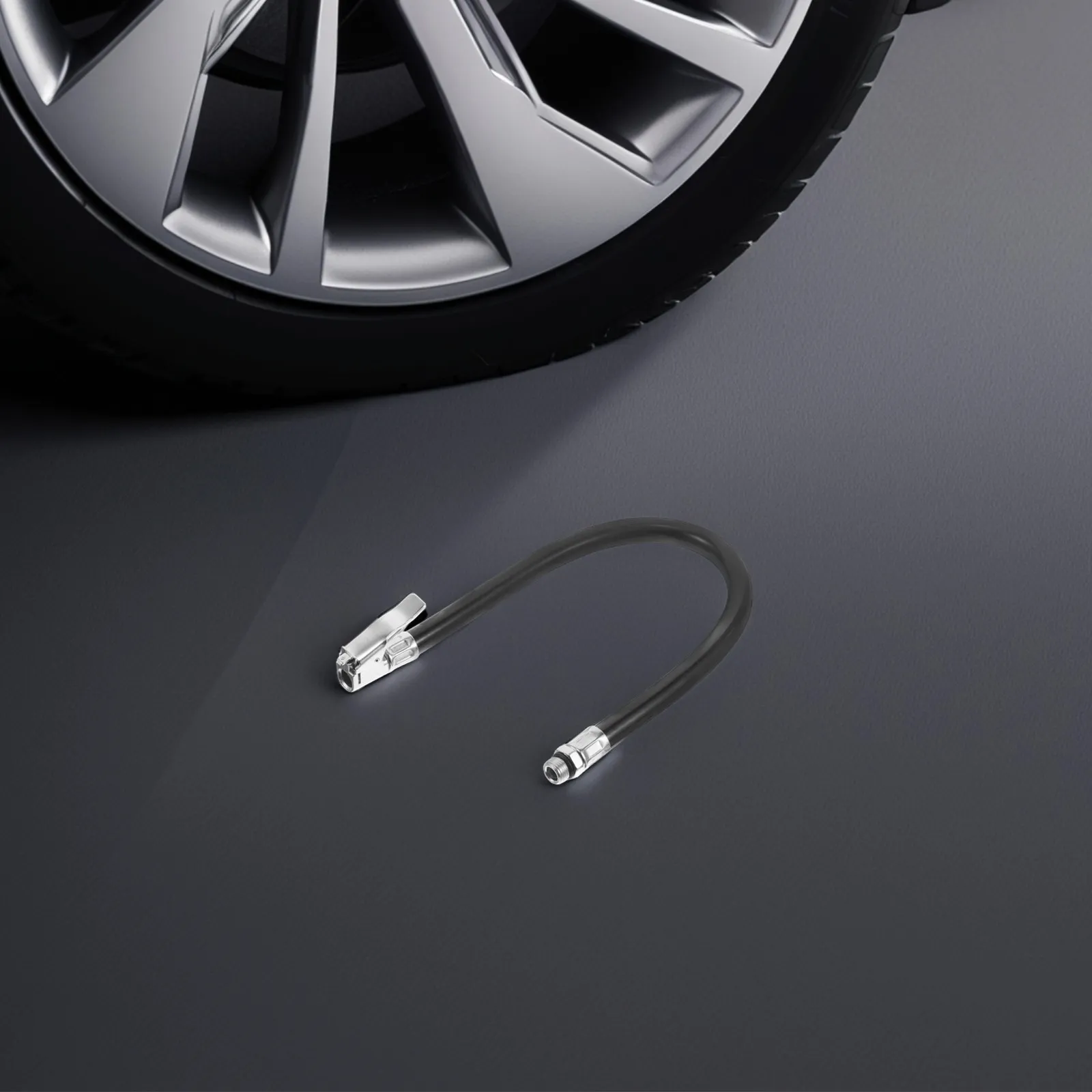 

Tire Inflator Extension Tube Adapter for Vehicle Car Motorcycle Pump Hose Tire Valve Extender Inflator Hose Replacement Tube