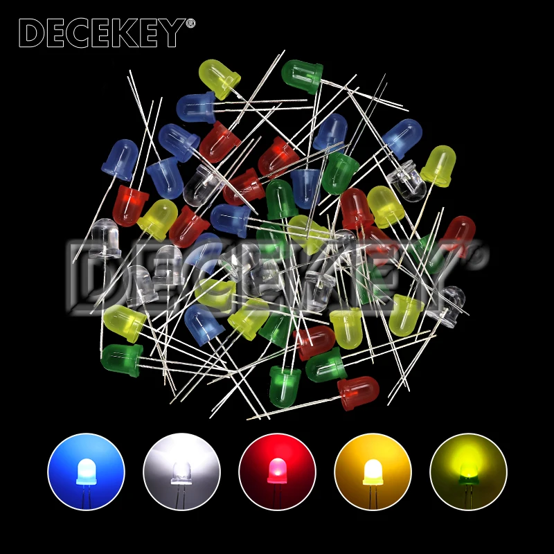 50Pcs 8Mm Led Diode… - image