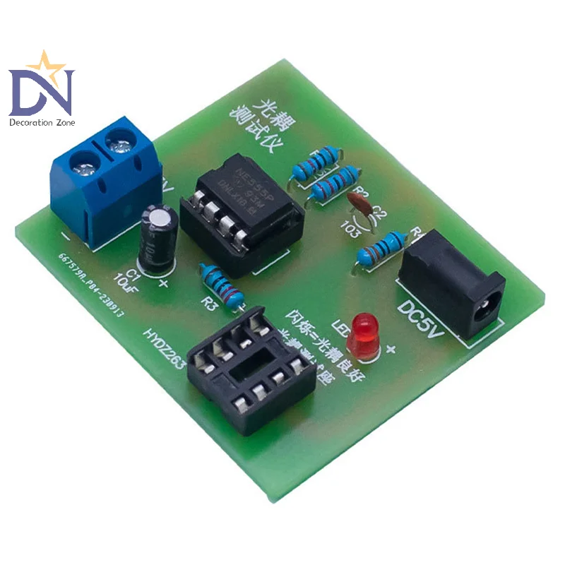 Optocoupler Tester Kit, Board Practice Welding, produto eletrônico DIY, peças sobressalentes