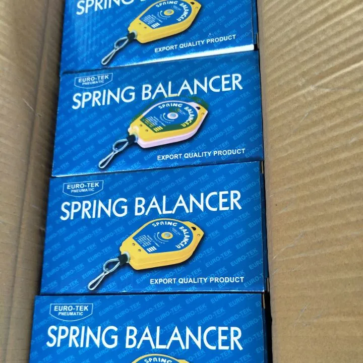 China Hanger Spring Balancer Assembly Line Adjustable Weight Range 0.5-1.5KG 0.6-2 KG 1.5-3.0KG 3.0-5.0KG Hanging Retractable