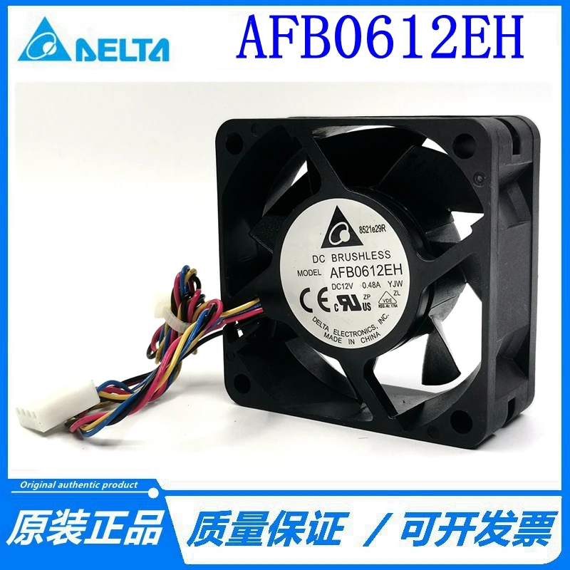 Đồng Bằng Điện Tử AFB0612EH YJW DC 12V 0.48A 60X60X25Mm 4-Dây Máy Chủ Quạt Làm Mát