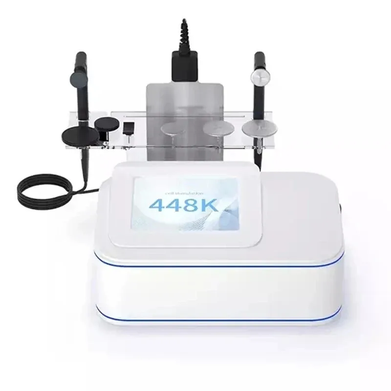 

Indiba 448 кГц RET CET Tecar Терапевтический радиочастотный аппарат для физиотерапии Абляция Потеря веса Емкостная электрическая передача