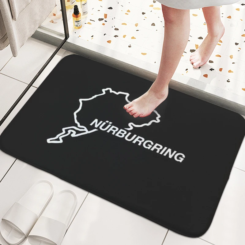 Bathroom Living Room Floor Mats Non-slip G-Nurburgring Corridor Carpet Hallway Kitchen Rug Entrance Door Doormat Slip-resistant