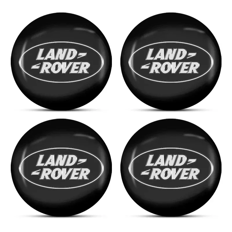 4Pcs 56mm Wheel Center Hub Cap Badge Wheel Sticker Decoration For Land Rover Range Rover Freelander Discovery Evoque OVERFINCH