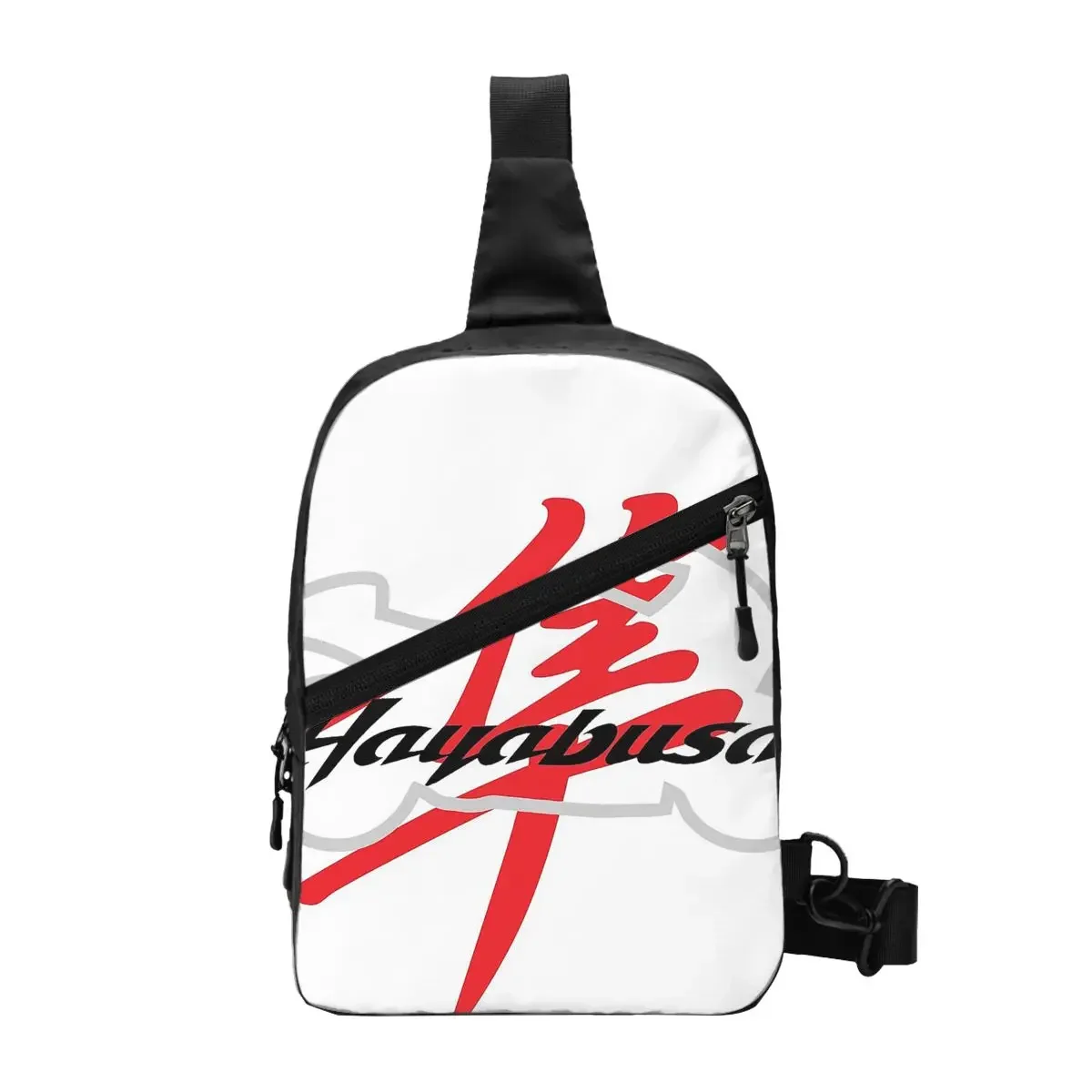 Hayabusa Tas Dada Logo Sepeda Motor Tas Selempang Pria Tas Dada Ransel Selempang Pria Tas Bahu Daypack Bepergian