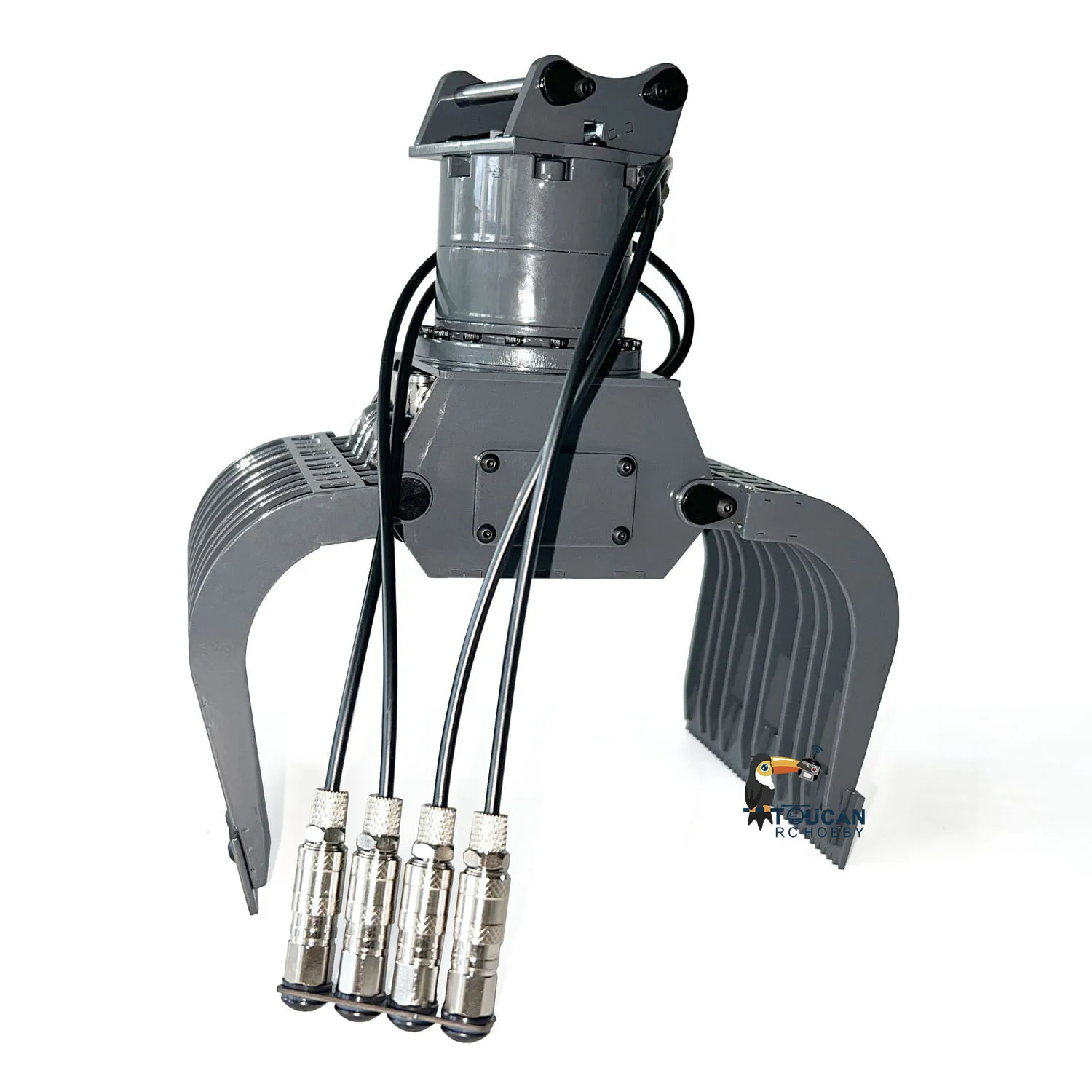 1/14 rc garra hidráulica de metal garra para xdrc 945 escavadeira de controle remoto modelo atualizado parte acessórios th22780