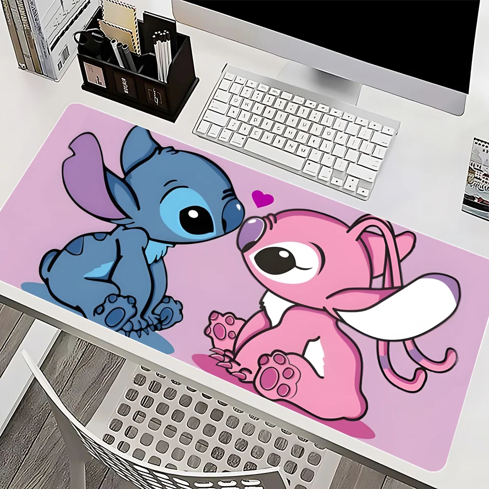 Alfombrilla de ratón L-Lilo & S-Stitch, alfombrilla para ratón, accesorios de oficina, alfombrilla de escritorio, alfombrilla para teclado, alfombrillas para Juegos de Pc, alfombra grande Xxl