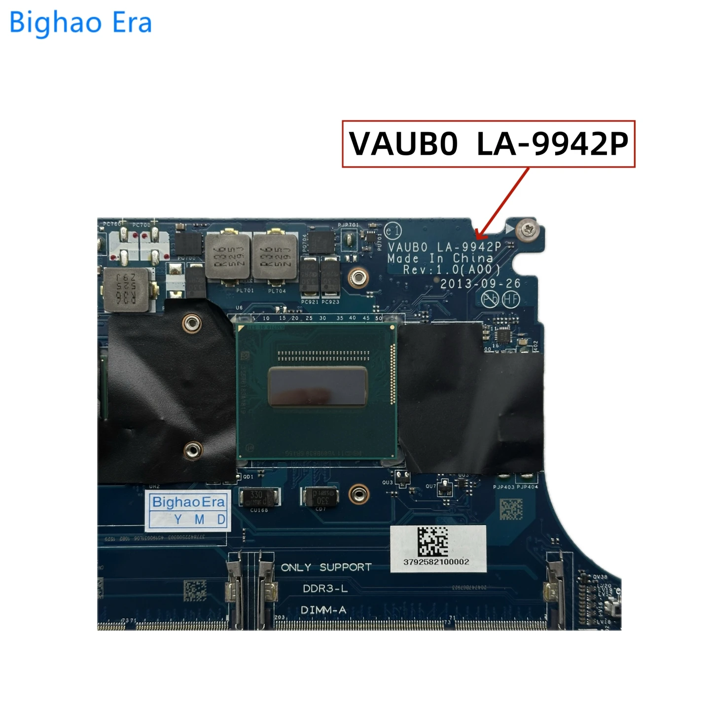 Placa-mãe portátil para Dell, XPS 9530, i5-4200H CPU, UMA DDR3L, VAUB0, LA-9942P, CN-0WRDFK, 0WRDFK, CN-0MF0W3, 100% totalmente testado