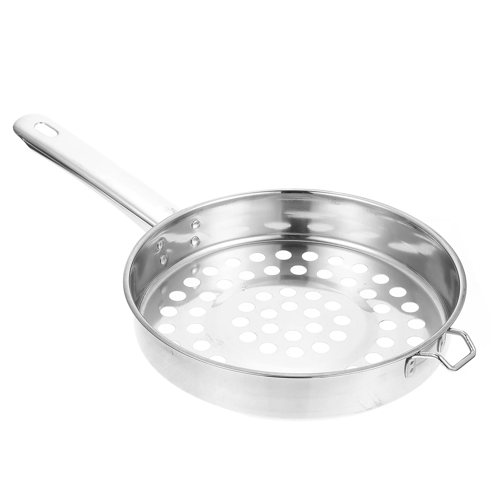 

Handheld Steamer Big Hole Cold Shrimp Colander Food Serving Spoon Large Filter Stainless-Steel Ladle Spoons Mesh Strainer Baby