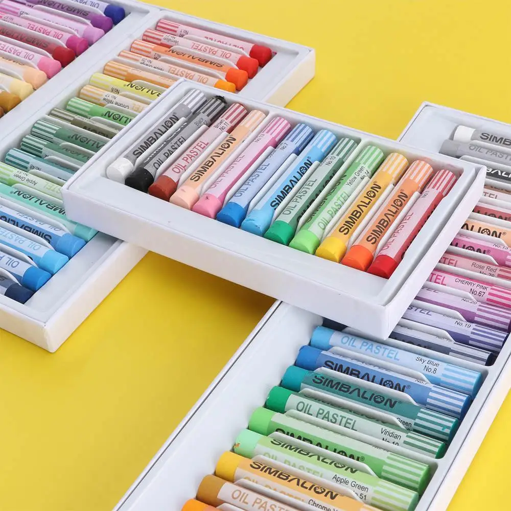 

Round Assorted Colors Kids Students for Artists Painting Drawing Crayons Oil Pastels Set Oil Pastel Stick Art Supplies