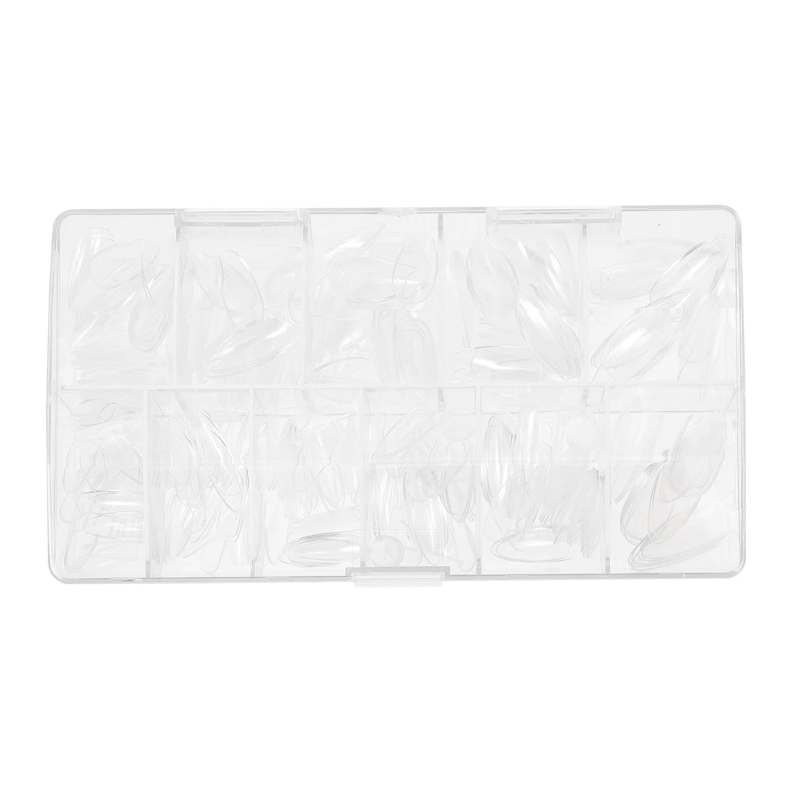 

500pcs Clear False Nail Tips Almond Shaped Press On Nails For Daily Wear Special Occasions Fake Nails Nail Art Supplies