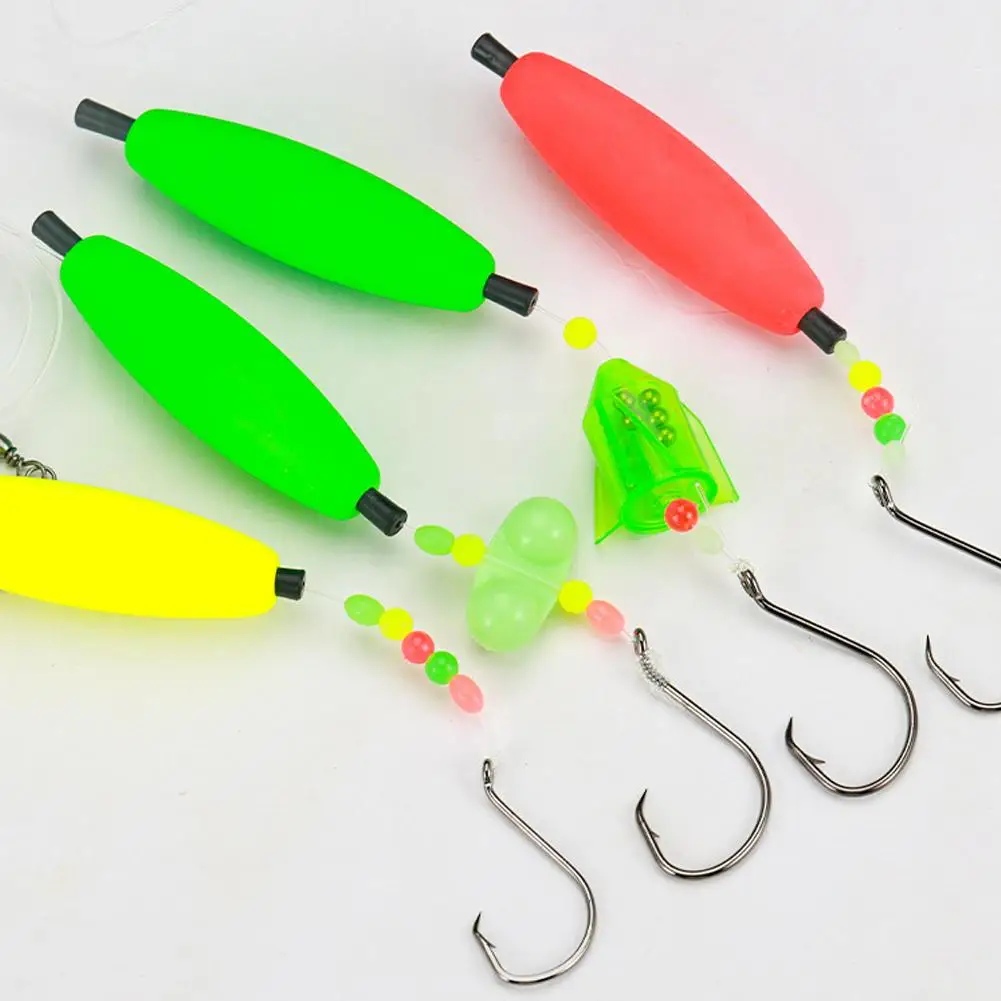 Fishhook Long-range Throwing Catfish European Style Fishing Group Fishing Round Hook Floating Fishing Color Random Floats Peg