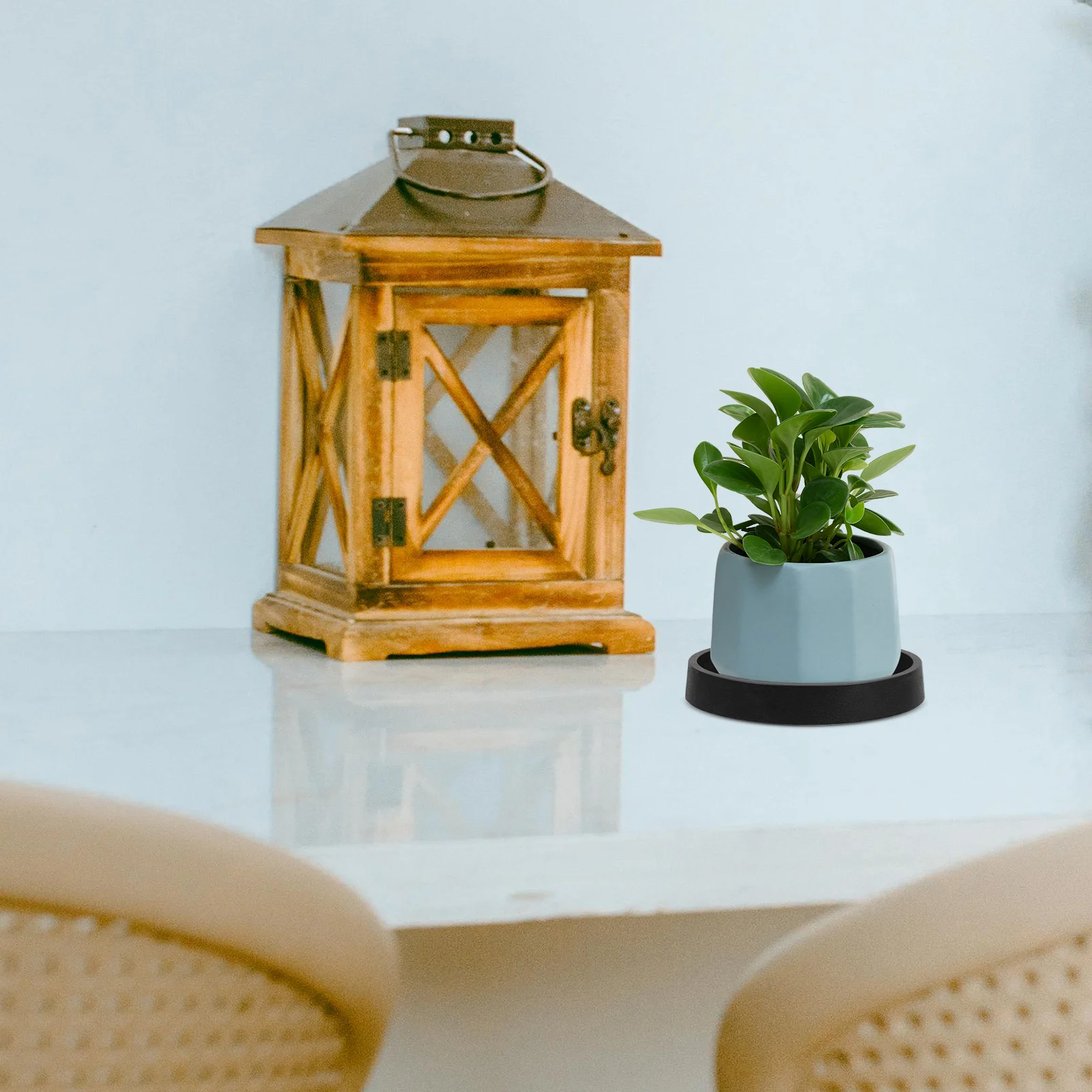 

5pcs Plant Saucer Round Thickened Durable Tray For Potted Plants Bonsai Flowerpot Water Drainage Indoor Outdoor Garden Decor