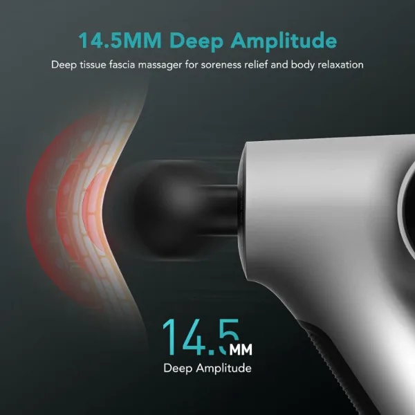 opove Apex Massage Gun Deep Tissue 14.5mm Percussion Fascia Muscle Massage for Athletes Workout Pain Relief Recovery Relaxation