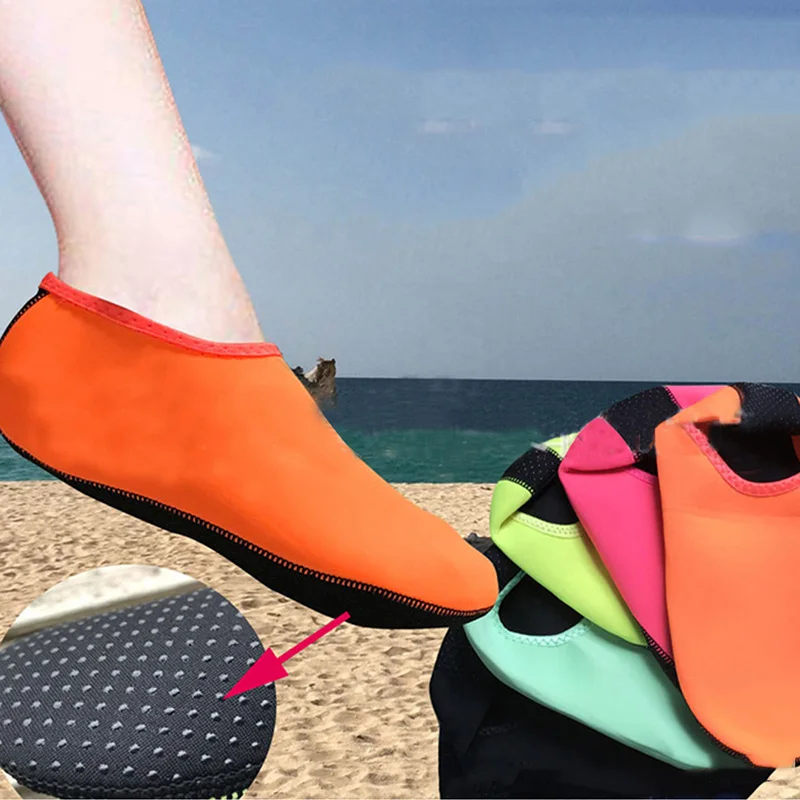 Summer Outdoor Beach Shoes and Socks for Women Swimming Non slip Soft Bottom Quick drying Creeper Socks