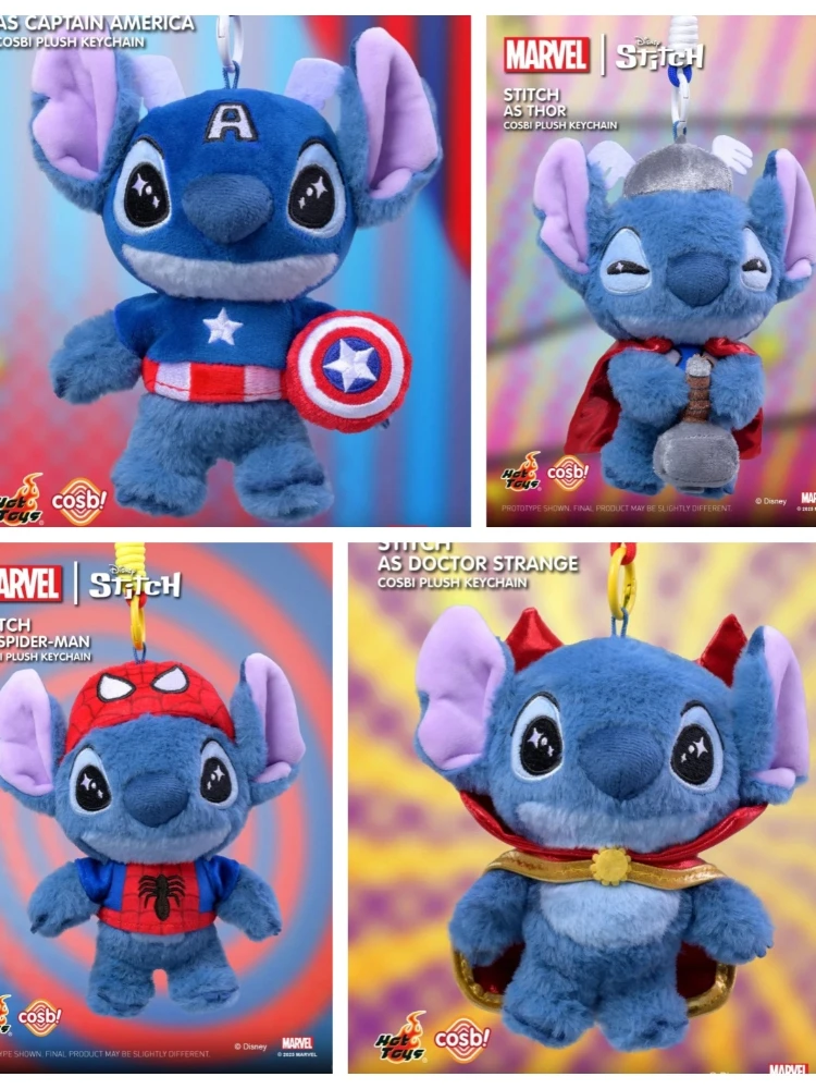 

Новая подлинная подвеска Marvel Hottoys Stitch COSBI, слепая коробка, Капитан Америка, Человек-паук, Тор Dr. Коллекционный странный орнамент