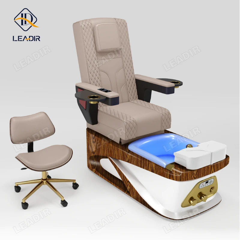 

Высококачественное кожаное цветное оборудование, массажное кресло для педикюра спины, роскошное современное электрическое кресло для маникюра с откидной спинкой для ухода за ногами