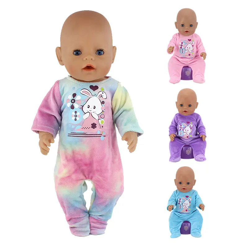 1 Pcs Plush Doll Clothes Wear for 43cm 17Inch Baby  Dolls