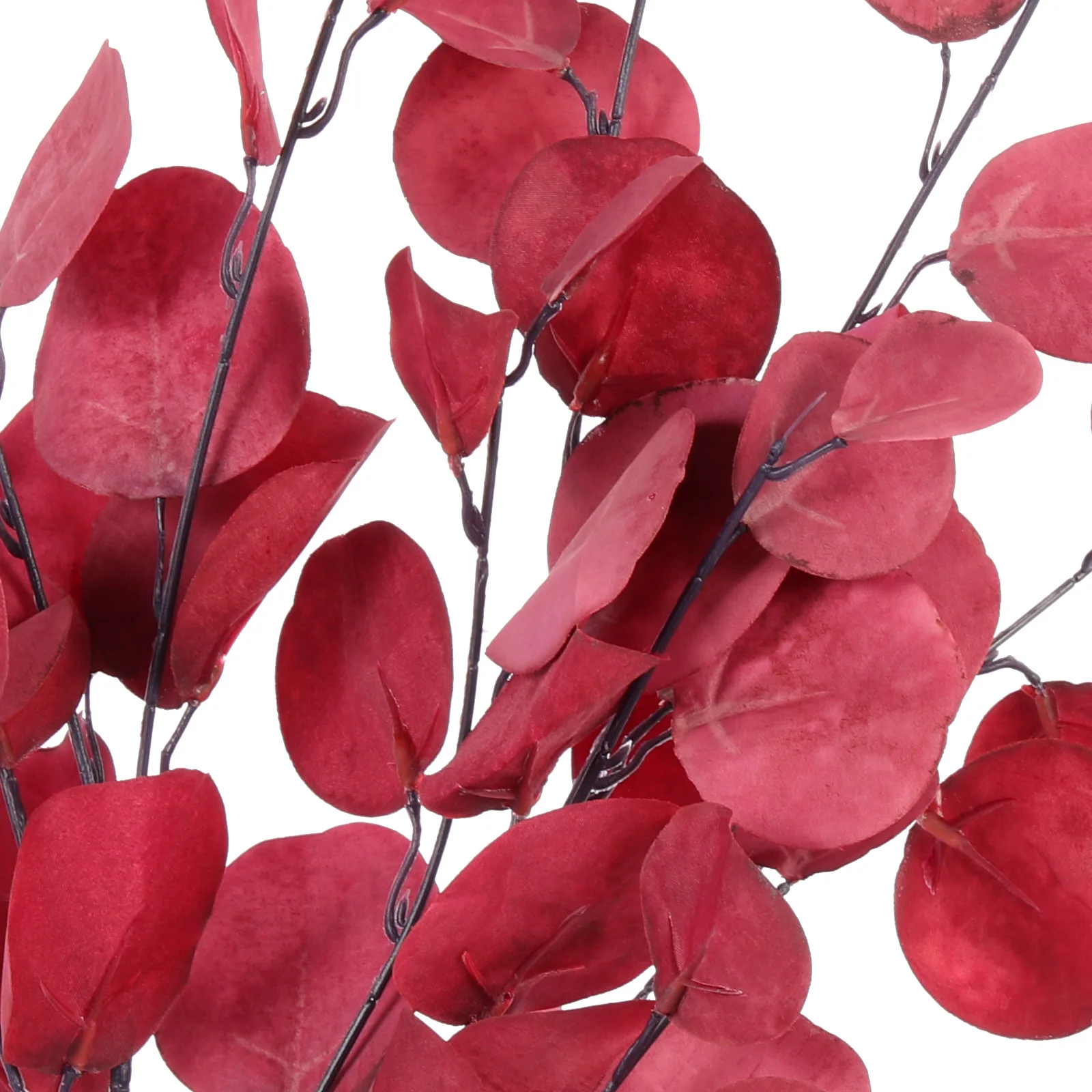 

2Pcs Simulation Eucalyptus Leaves Stems Premium Artificial Plant Wedding Gift Party Home Decor Photography Props